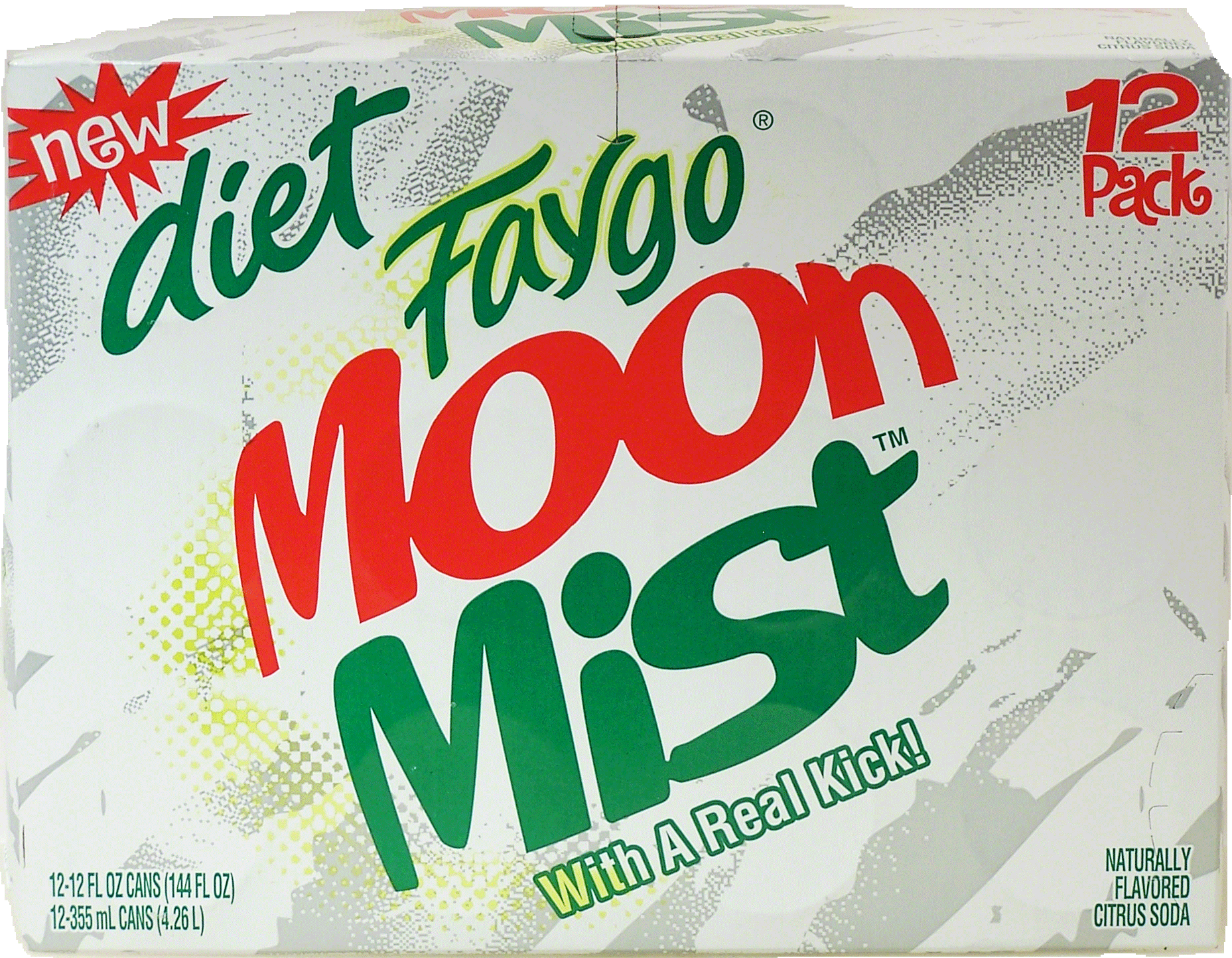 Faygo Moon Mist diet citrus soda pop, 12-fl. oz. cans Full-Size Picture